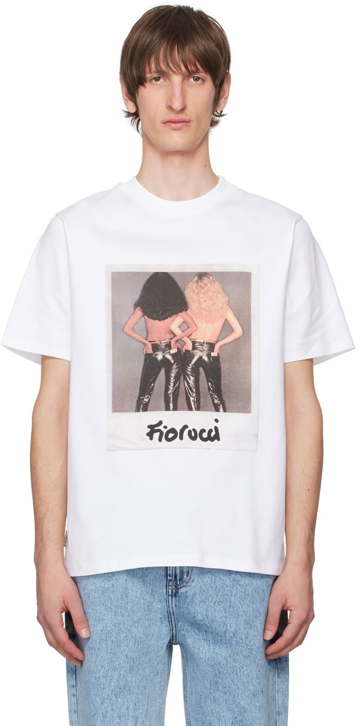 Тениска Fiorucci Polaroid Graphic T-Shirt Бяло | U20TPOL1CWH