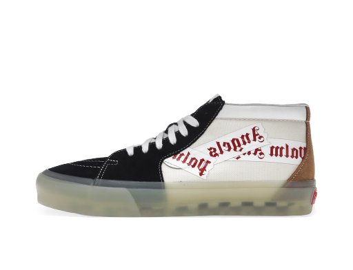 Скеитбординг Vans Vault Sk8-Mid LX Palm Angels Black White Beige Бяло | VN0A7TNHF78C