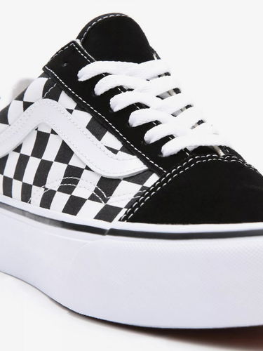 Кецове и обувки Vans UA Old Skool Platform Черно | VN0A3B3UHRK1_(CHECKERBOARD) BLK/TR WHT, 3