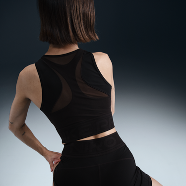 Сутиен Nike Nike Pro Dri-FIT Crop Top Черно | HJ1192-010, 4