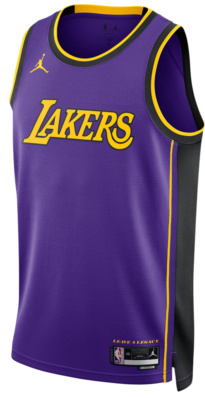Фланелка Jordan Jordan LA Lakers Dri-Fit STM B22 Jersey Лилаво | do9563-504, 0