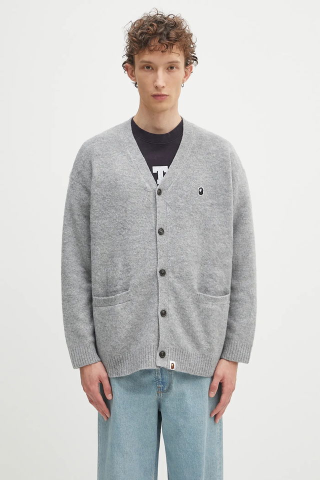 A Bathing Ape One Point Cardigan