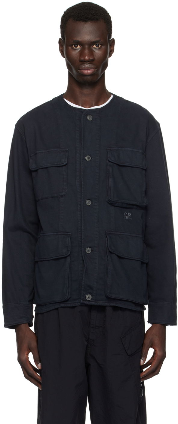 Armored Stretch Buttoned Overshirt