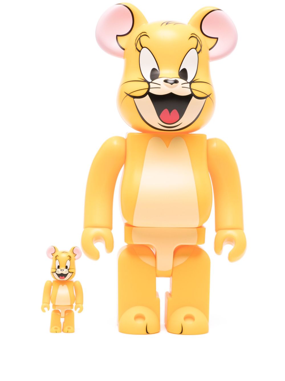 Колекционерско Medicom Toy Tom & Jerry 400% + 100% Jerry Be@rbrick figure set - Yellow Жълто | 453095660663721029483, 0
