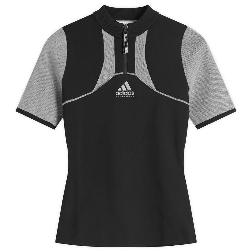 Тениски и потници adidas Originals Short Sleeve Knit Top Черно | JW7343