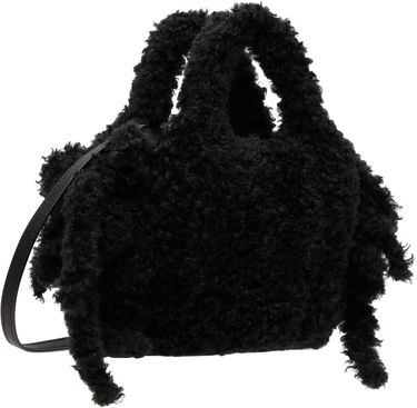 Дамска чанта Simone Rocha Simone Rocha Embellished Baby Egg Tote Черно | BAG174B 0793, 2
