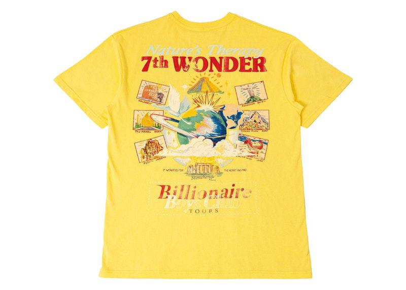 Тениска BILLIONAIRE BOYS CLUB Billionaire Boys Club 7th Wonder Graphic T-Shirt Жълто | 8412204YEL, 0