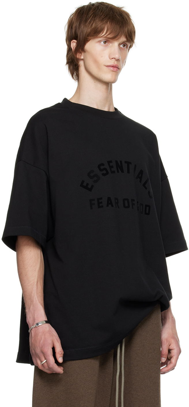 Тениска Fear of God Core Collection Heavy S/S Tee Black Черно | 125SU242000F, 1