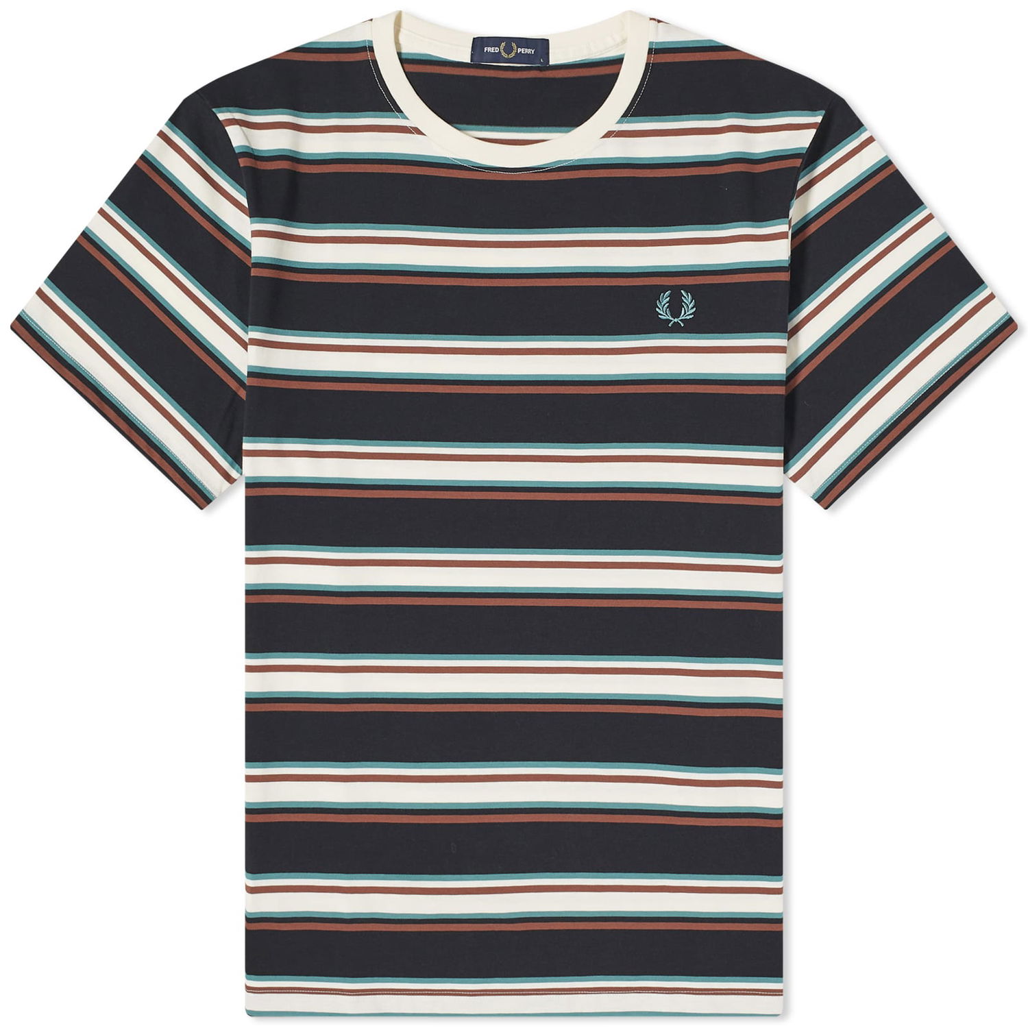 Тениска Fred Perry Stripe T-Shirt Тъмно синьо | M6557-560, 0