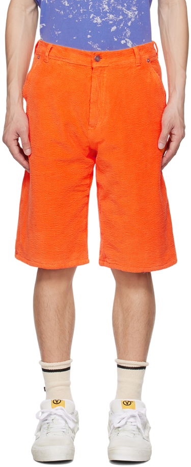 Къси панталони ERL Three-Pocket Corduroy Shorts Оранжево
 | ERL06P010, 0