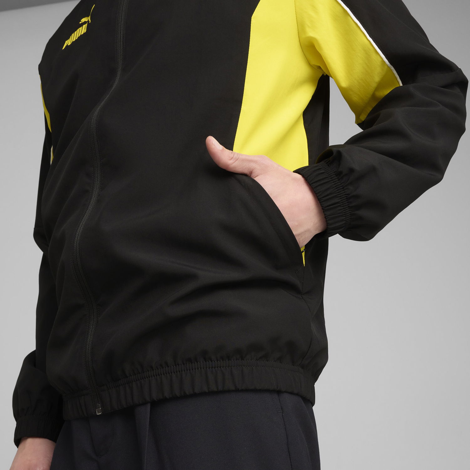 Ветровка Puma Borussia Dortmund ftblARCHIVE Men's Track Jacket Черно | 779108_02, 1