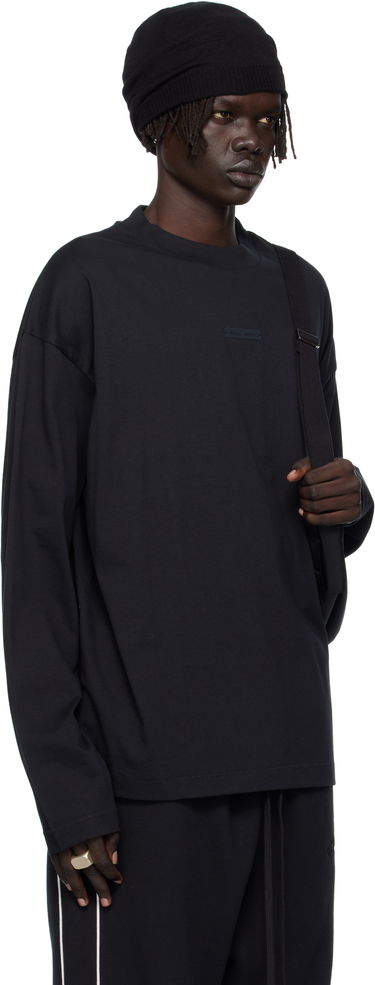 Тениска Fear of God ESSENTIALS Classic Fit Long Sleeve T-shirt Черно | 125SP254200F, 1