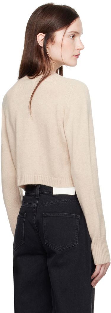 Пуловер Loulou de Saison Loulou de Saison Zephir Cropped Cardigan Бежово | ZEPHIR, 2