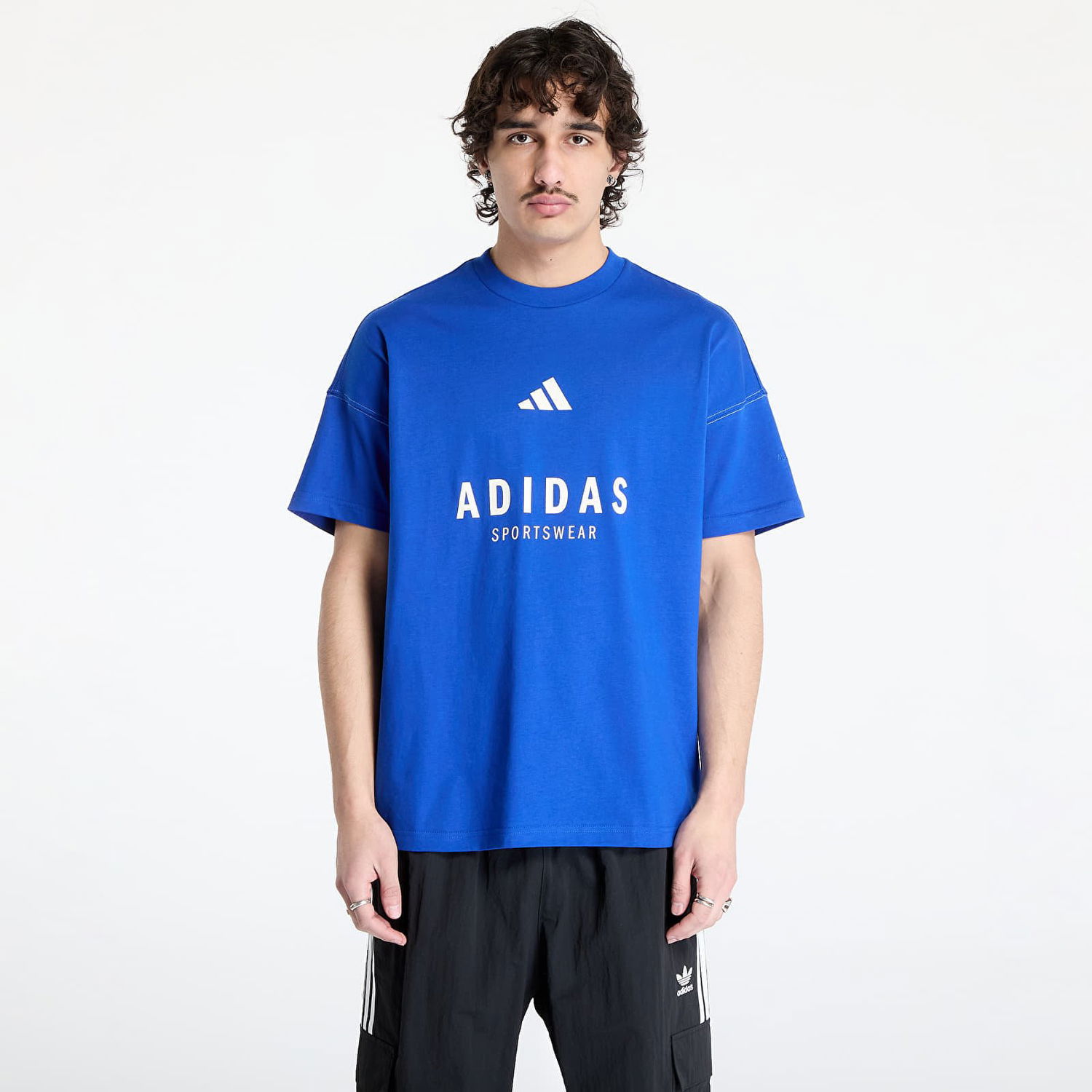 Тениска adidas Performance All Szn Graphic T-Shirt Синьо | JJ3661, 0