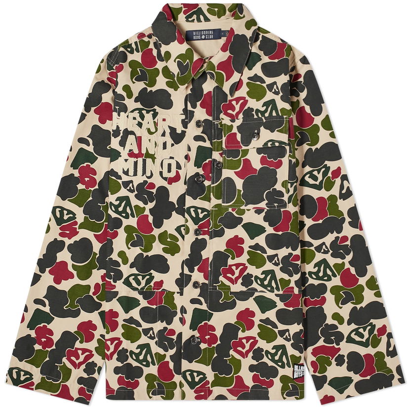 Яке BILLIONAIRE BOYS CLUB Duck Camo Overshirt Зелено | B23423-MLT