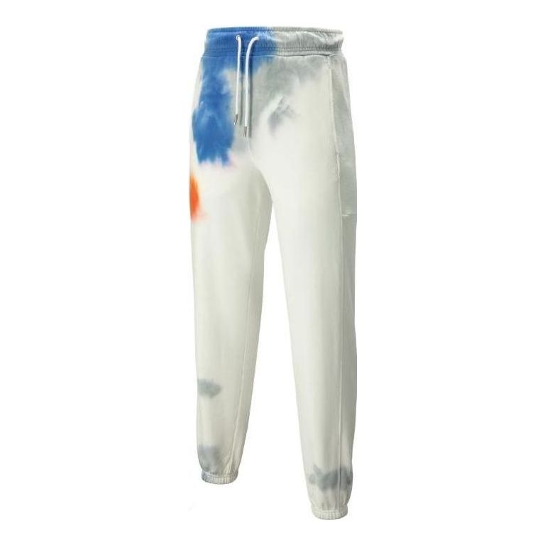 Спортни панталони Puma MMQ Tie Dye Sweatpants Бяло | 539580-02, 0
