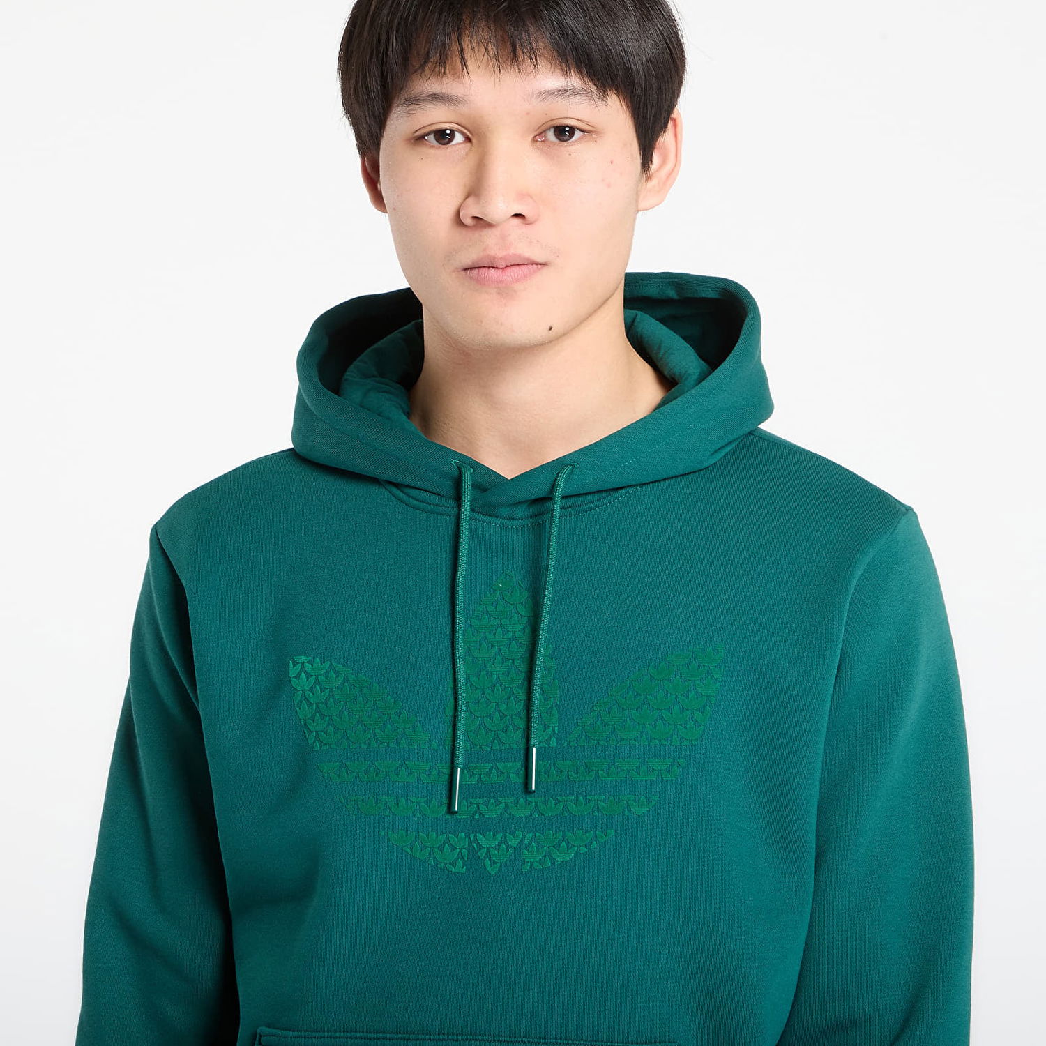 Суитчър adidas Originals Monogram Hoodie Зелено | KD0403, 1
