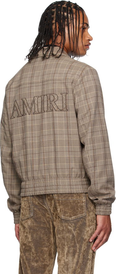 Яке AMIRI AMIRI Check Blouson Jacket Кафяво | AMOUBN1100, 2