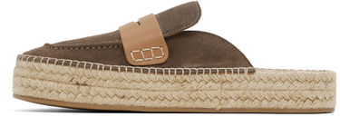 Кецове и обувки JW Anderson JW Anderson Espadrille Loafer Mules Кафяво | LF0054-LA0240, 2