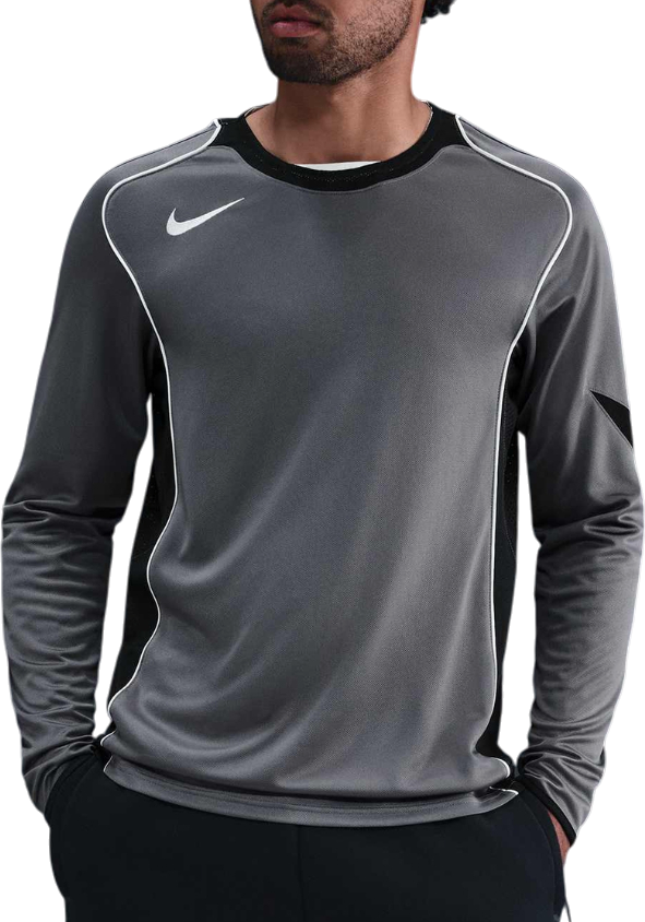 Фланелка Nike Dri-FIT Total 90 Longsleeve Performance Top with Piping Сиво | hv3512-064