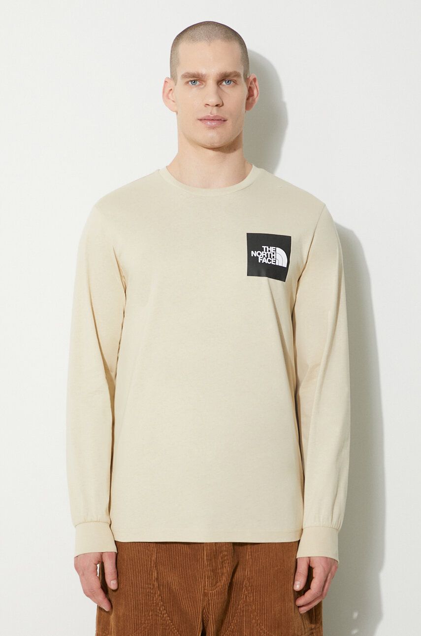 Тениска The North Face T-Shirt Long Sleeve Print Бежово | NF0A87NC3X41, 0