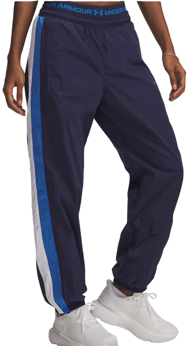 Icon Crinkle Side-Stripe Track Pants