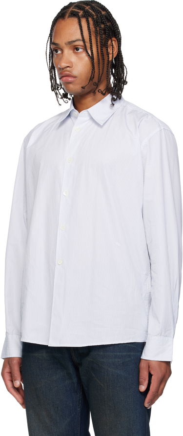 Риза OUR LEGACY Beyond Striped Button-Up Shirt Бяло | M4252BD, 3