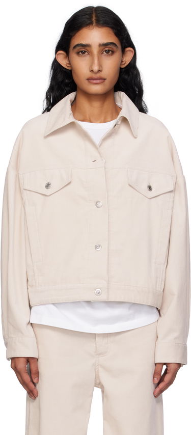 Яке A.P.C. A.P.C. Cally Cropped Corduroy Jacket Бежово | COHHO-F02905, 0
