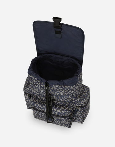 Раница Dolce & Gabbana Dolce & Gabbana Coated Jacquard Backpack Синьо | EM0100AJ7058L625, 3