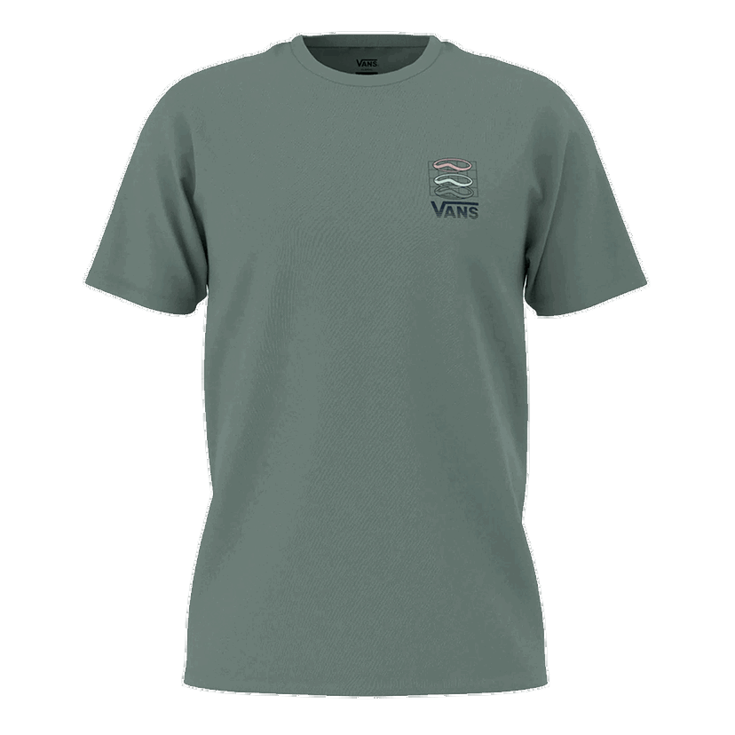 Тениска Vans Vans Micro Trails Short Sleeve T-Shirt Зелено | VN0007UWRL6