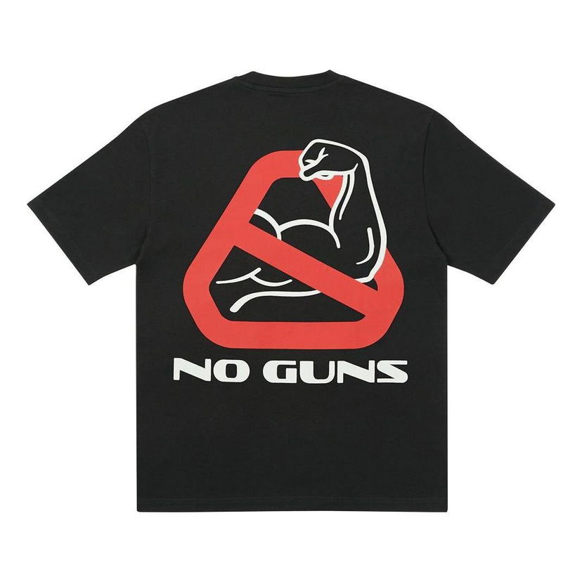 Тениска Palace Palace Nein Guns Graphic Print T-Shirt Черно | P22TS117