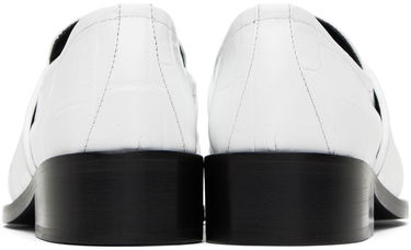 Кецове и обувки BY FAR BY FAR Cyril Loafers Бяло | 23PFCYRLWHMCEL, 1
