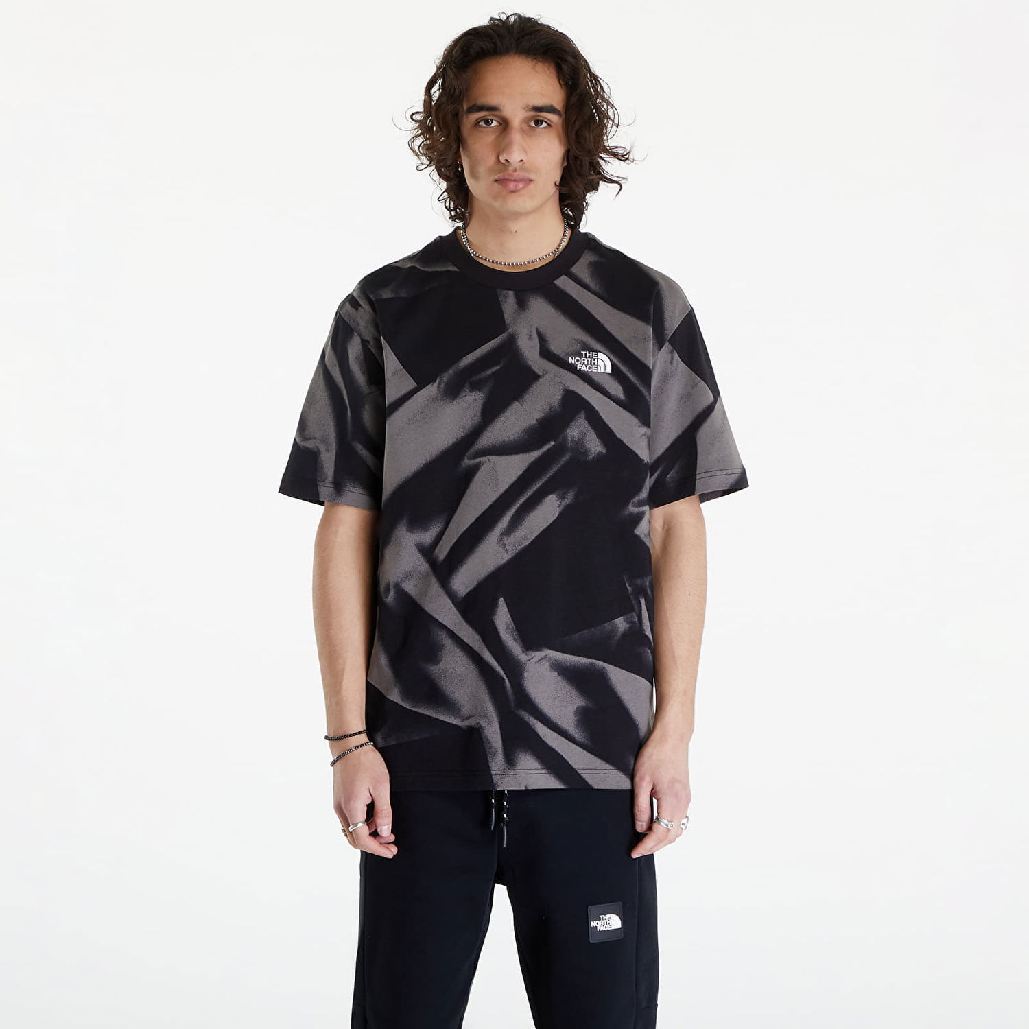 Тениска The North Face S/S Oversize Simple Dome Print Tee Smoked Pear Черно | NF0A881KSIF1, 0