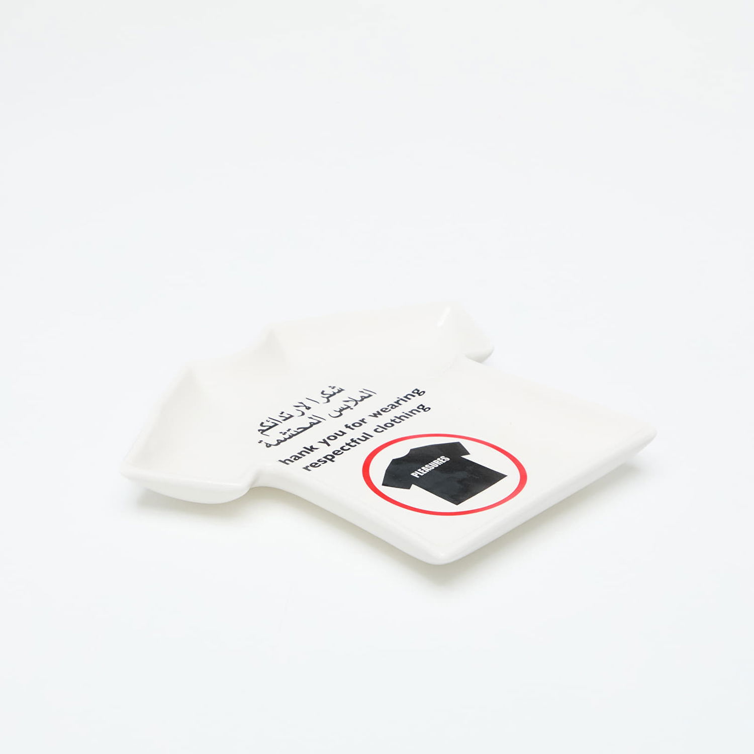 Домашен декор Pleasures Respectable Ceramic Tray White Universal Бяло | P24F054 WHITE, 1