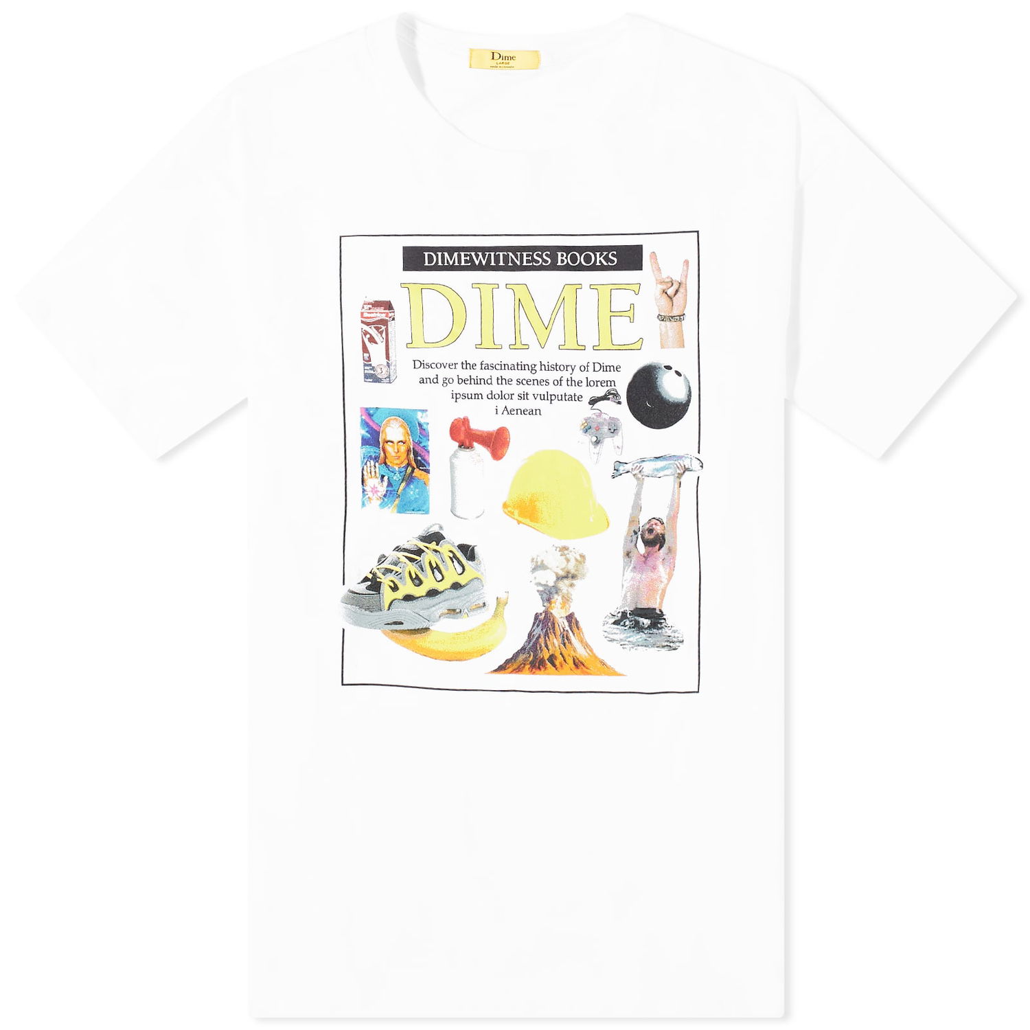 Тениска Dime Witness T-Shirt Бяло | DIME23D1F21-WHT, 0