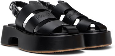 Кецове и обувки JW Anderson JW Anderson Stripe Platform Sandals Черно | SN0098-LA0323, 3
