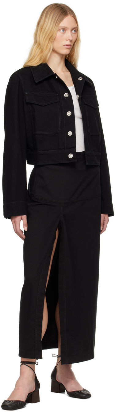 Яке LEMAIRE Lemaire Two Pocket Cropped Denim Jacket Черно | OW1139 LD1031, 3