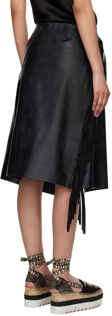 Пола Stella McCartney Fringe Midi Skirt Черно | 630109SJB14, 2