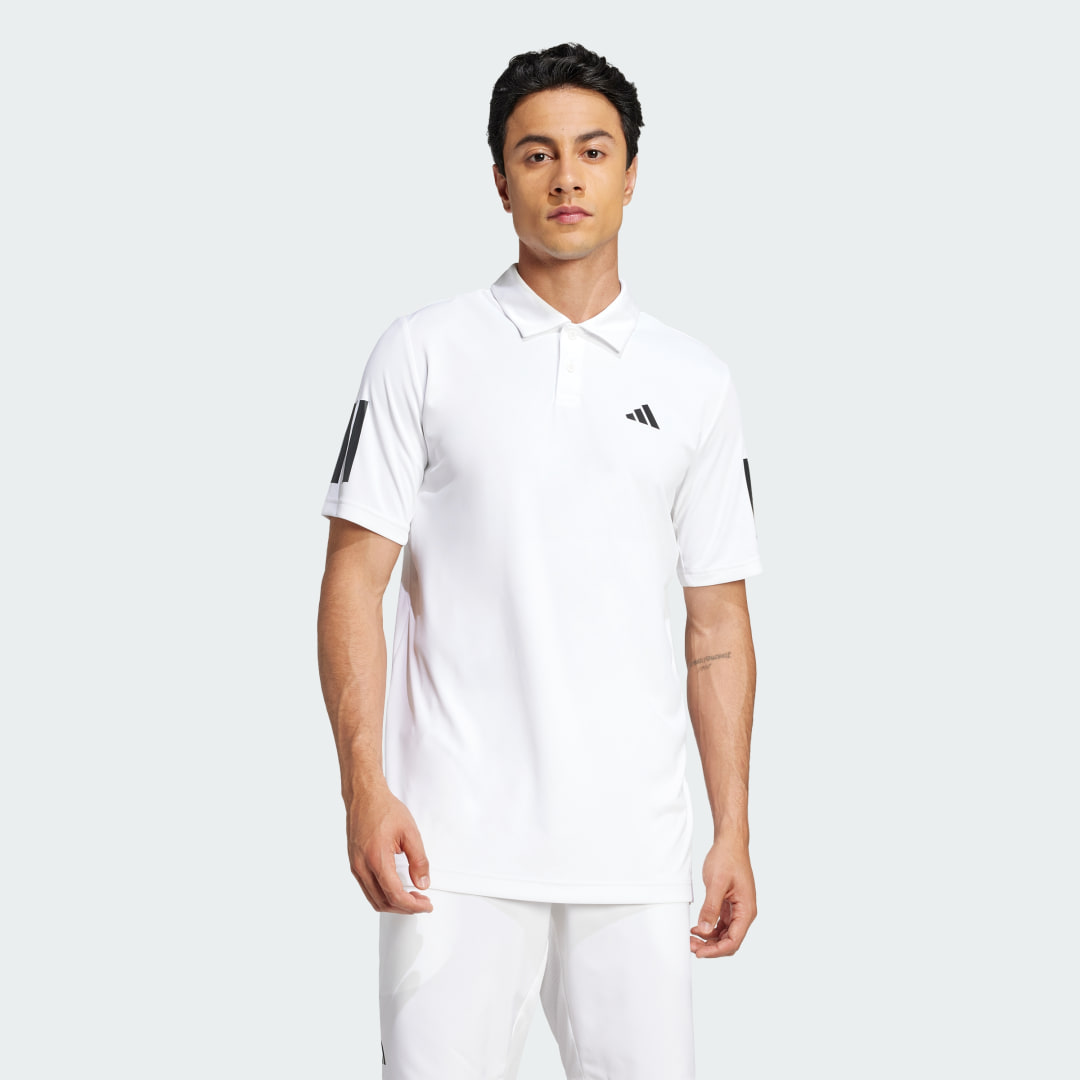Поло тениска adidas Performance Men's Tennis Polo Shirt Бяло | JE0412, 0