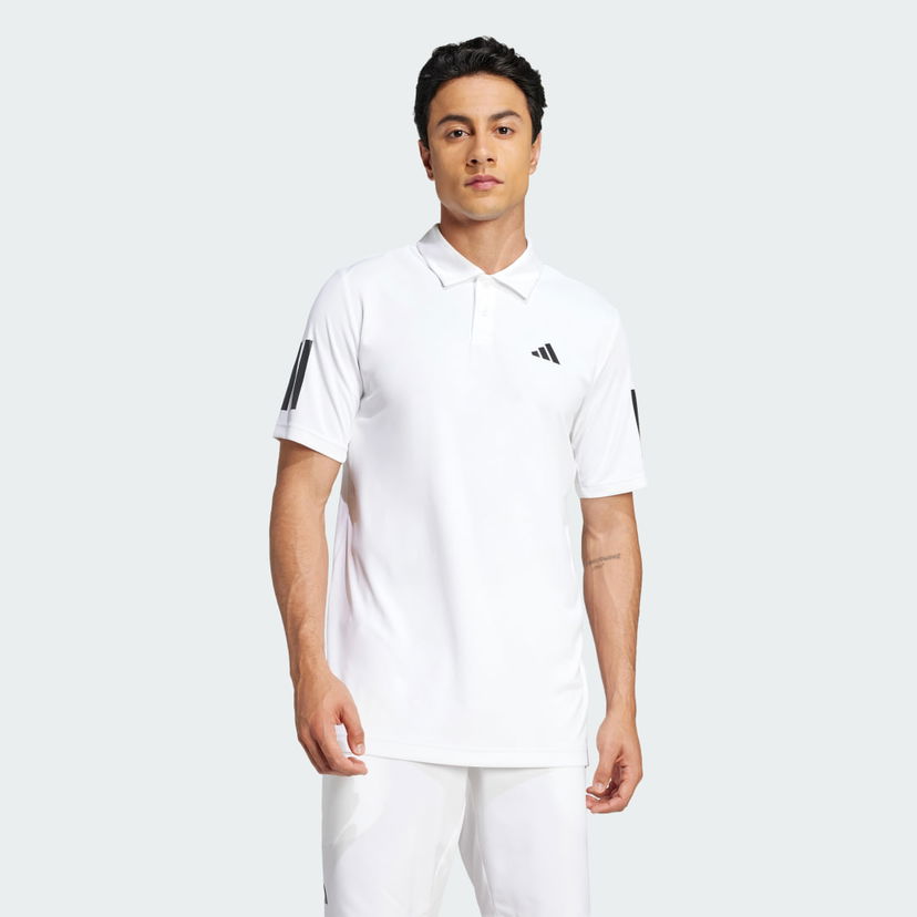 Поло тениска adidas Performance Men's Tennis Polo Shirt Бяло | JE0412