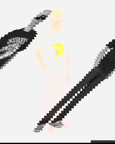 Тениска KENZO Oversize Tiger Varsity T-Shirt Черно | FD65TS0084SG 99J, 4