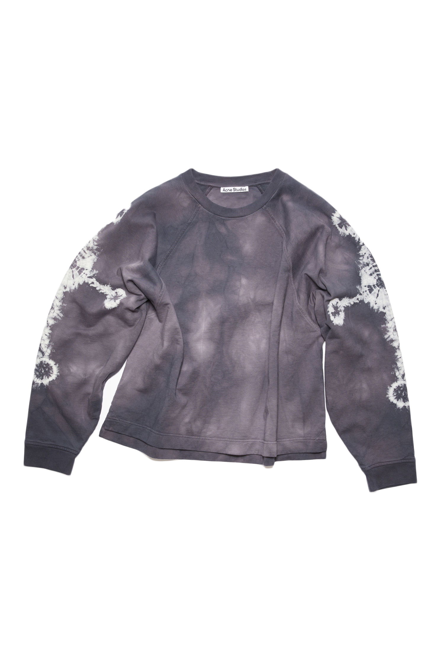 Пуловер Acne Studios Raglan Tie-Dye Crewneck Sweatshirt Лилаво | FN-MN-SWEA000290, 0