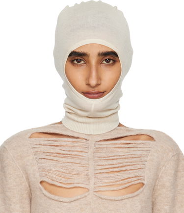 Шапка Rick Owens Rick Owens Concordians Skull Balaclava Бяло | RP02E4478 M, 0