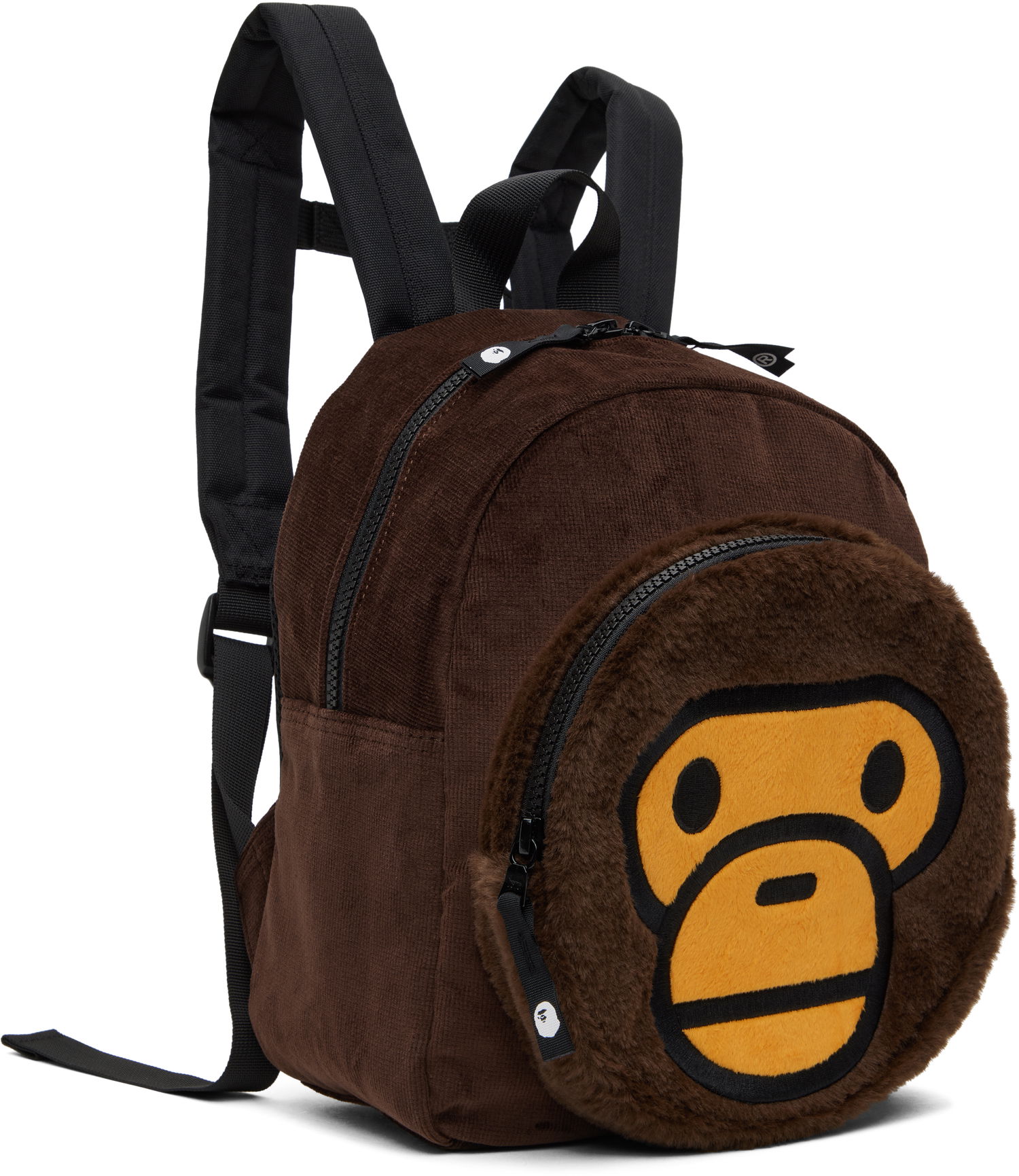 Раница BAPE Baby Milo Boa Backpack Кафяво | 002BAK803005K, 1