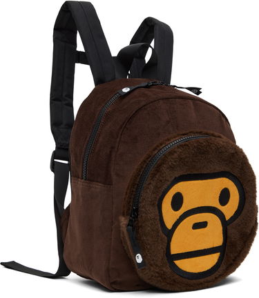 Раница BAPE Baby Milo Boa Backpack Кафяво | 002BAK803005K, 1
