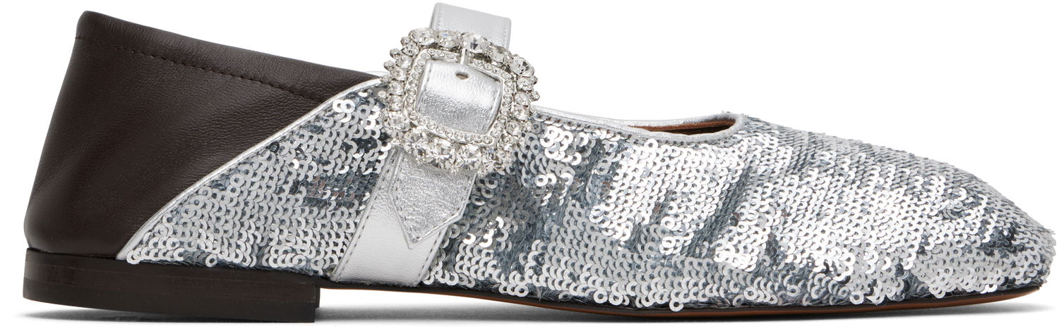 Pокля Wales Bonner Wales Bonner Glide Ballerina Flats Кафяво | WBW44011A 21090, 0