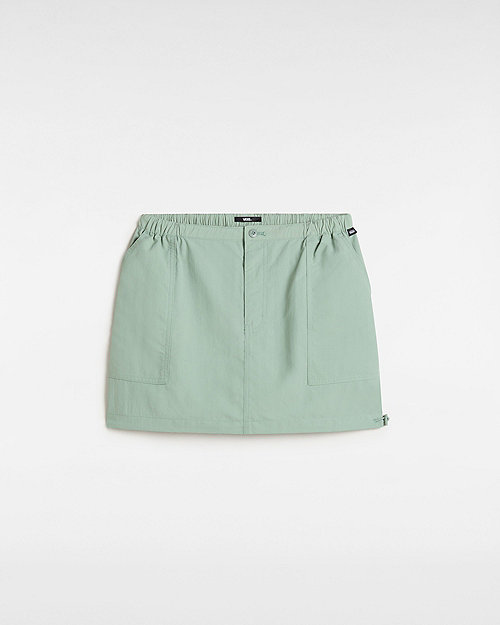 Пола Vans Riley Nylon Mini Skirt Зелено | VN000KG6CJL, 0