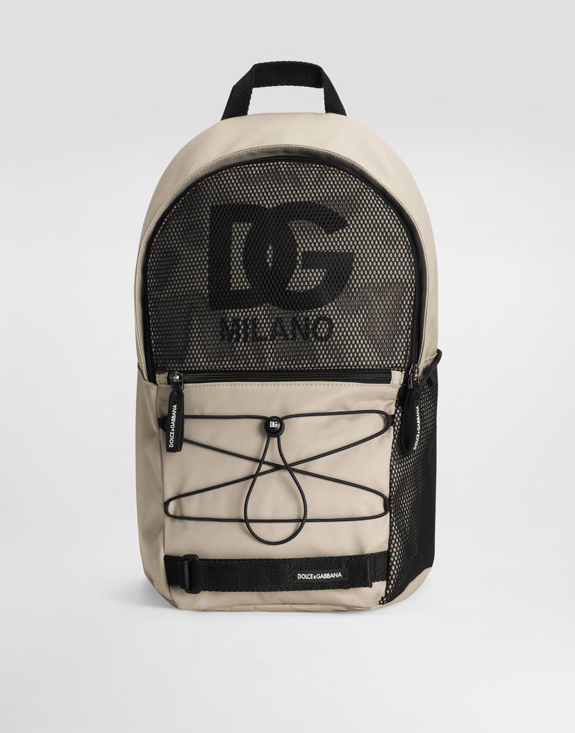 Раница Dolce & Gabbana Dolce & Gabbana Nylon DG Logo Backpack Бежово | EM0144AM4768B150