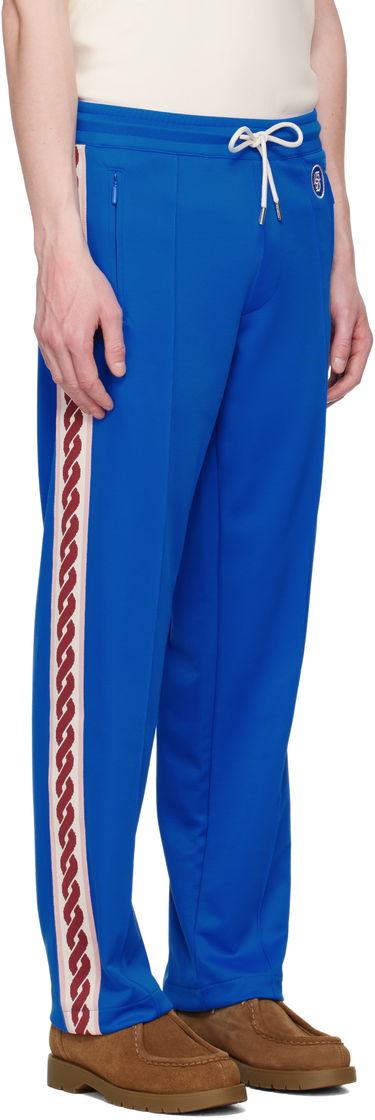Спортни панталони Drôle de Monsieur Drole De Monsieur 'Le Track Pants Tresse' Track Pants Синьо | G-SP007-PL135-BE, 1