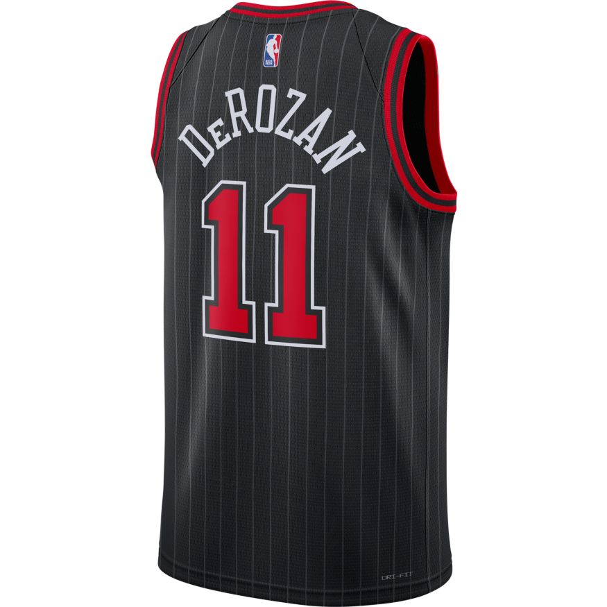 Фланелка Jordan Dri-FIT NBA DeRozan Demar Chicago Bulls Statement Edition 2022 Swingman Jersey Черно | DO9521-010, 1